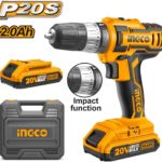 MALETTE PERCEUSE-VISSEUSE 20V SS 2 BATTERIES CIDLI201452 INGCO