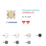 Interpteur poussoir a bascule