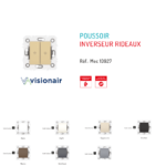 Interpteur poussoir inverseur