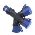 Adaptateur triple industriel 2p+t 15006 famatel