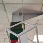 SUSPENSION LED CUBE 283K NOIR/INHK17806S06