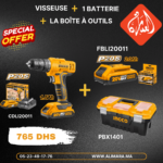 Packs Visseuse + 1 Batterie + La boîte à outils CDLI20011  INCGO