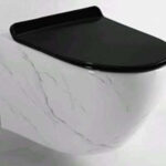 TOILETTE SUSPENDU OVAL EN MARBRE H_2001-C001