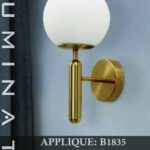 Aplique murale gold avec lampe E27 B1835