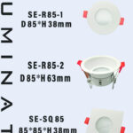 Spot étanche blanc mr16 rond D85*H38 mm