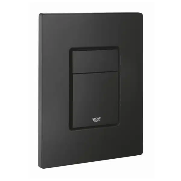 GR PLAQUE WC SKATCOS CR 38732000 NOIR / CHROME â€“ Image 1
