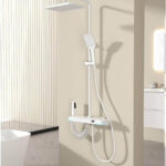 COLONNE DOUCHE TACTILE BLANC INOX REF DP-34