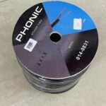 CABLE SV BLINDE NOIRE PHONIC 2*1.5MM