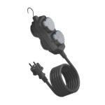 BLOC MULTIPRISE 4*2P+T 3M IP44 CAOUTCH/ 1544/3G