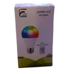 LAMPE LED A60 9W E27 RGB FERRI AVEC TELECOMMANDE