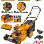 TONDEUSE 40V 2BATT 5AH 460MM 60L/LMLI20186