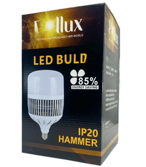 LAMPE LED 100W HAMMER GLOBE E27 6500K POLX GLHM-10 â€“ Image 2