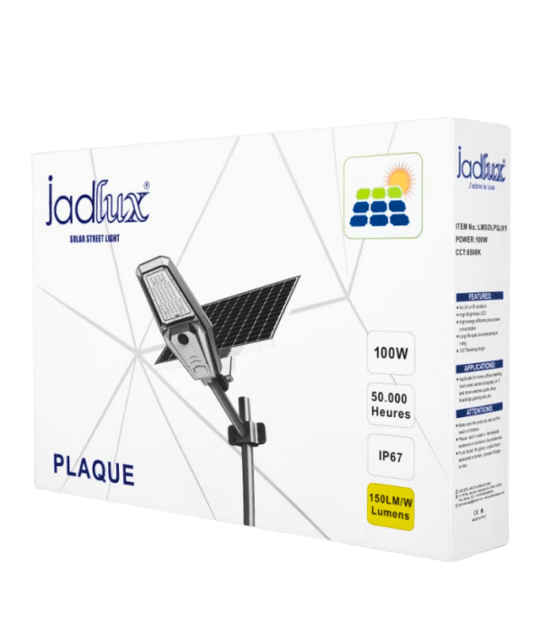 LUMINAIRE LED SOLAIRE 100W IP67 6500K LMSOLPQJX1 â€“ Image 2