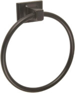 PORTE SERVIETTE ANNEAU MILET NOIR MAT MLS 37007-K