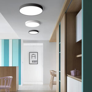PLAFONNIER LINEAIRE 50W ALUMN 3 COULOURS PHRD6BK