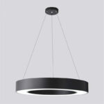 PLAFONNIER LINEAIRE RONDU 40W ALUMN 3 COULOURS PHRDHL6BK – Image 2