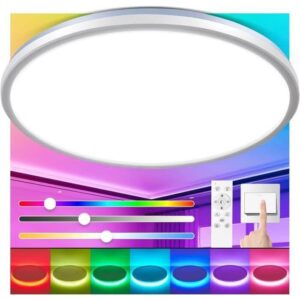 PLAFONNIER LED WHITE 28W 3 CL 6500+3000K PLDIM28-W