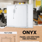 PANEL LED 595*595 ALUMI ENCASTRABL PLS52-E 52W-650