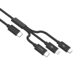 CABL CHARG 3EN1 USB-C VER-C-MICRO-LIGHT/CCB12MTMNN
