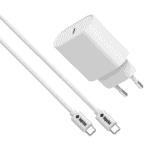 CHARGEUR 20W USB-C+CABL USB-C VER-C BL /C1P20WC1MB