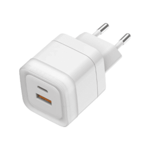 CHARGEUR RAPID GAN 35W USB-C+USB-A BLANC /CG2P35WB