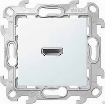 110844 MEC*PRISE HDMI BLANC/20945BL1/01 – Image 1