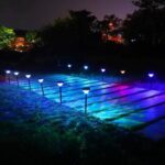 POTEAU DE JARDIN SOLAIRE 60CM RGB IP65 RD39.JR4