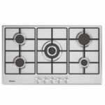 PLAQUE CANDY 5F 90CM INOX GRILLE EMAILLE CHW93WPX