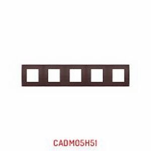 MULTICADRE BOIS ACAJOU 5 POSTE CADM05H51