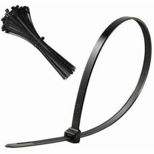 COLLIERS DE SERRAGE NOIR 7.6*250 MM