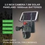CAMERA 2 LENS AI 1 SOLAR CARTE SIM 4G DS-CAM2-LENS