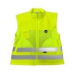 GILET FLUORESCENT JAUNE AVEC BANDE 3M ARS TL 2110