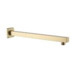BRAS DOUCHE MURAL CARRE GOLD 40CM SAR59G
