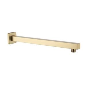 BRAS DOUCHE MURAL CARRE GOLD 40CM SAR59G