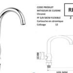 MITIGEUR DE CUISINE CHROME AKSU RI-404C