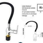 MITIGEUR DE CUISINE CHROME S/T AKSU RI-404B