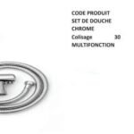 SET DE DOUCHE CHROME-MULTIFONCTION LN-009