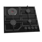 PLAQUE SCHNEIDER NOIR 3F GAZ+1ELECTRIQUE/SCH-LN312