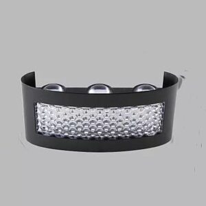 APPLIQUE LED 3 POSITION BK ALUM IP65 6+4W /APP2