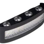 APPLIQUE LED 3 POSITION BK ALUM IP65 8+4W /APP3