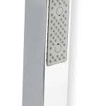 DOUCHETTE SANS FLEX CARRE CHROME RHINO  /6353