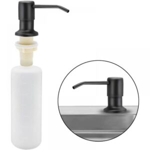 DISTRIBUTEUR DE SAVON LIQUIDE POUR EVIER NOIR
