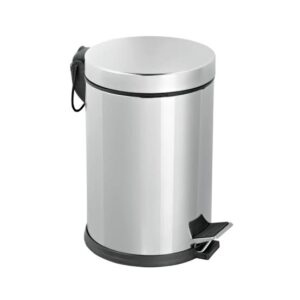 POUBELLE A PEDALE 5L CHROME SANILUM