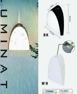 APPLIQUE MURALE D78 WH 7000K