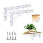 PORTE ETAGERE PLIABLE 40 BLANC