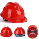 CASQUE DE CHANTIER+JUGULAIRE T-ROCK ROUGE /VST