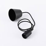 SUSPENSION DOUILLE EN SILICONE BLACK 1M