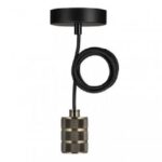 DOUIL META E27 A/CABLE MPL001 MARRON