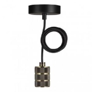 DOUIL META E27 A/CABLE MPL001 MARRON