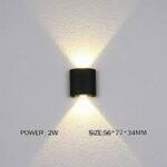 *SC* APLIQUE MURAL LED 2W 3000K X799-2W BK